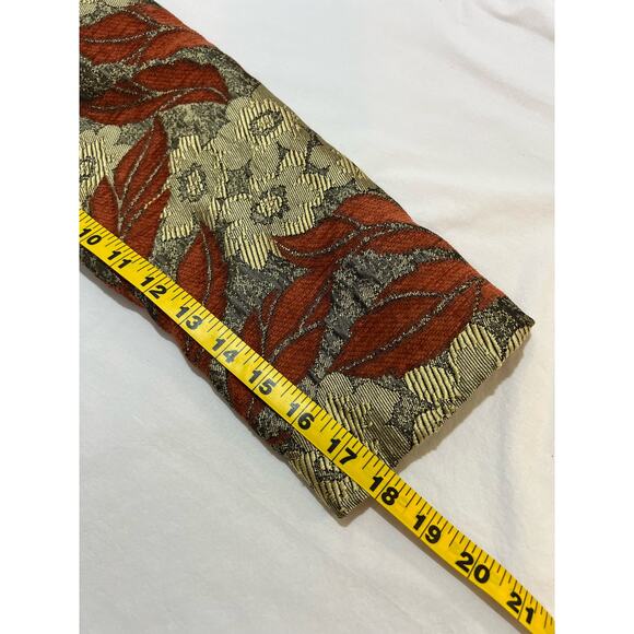 Vintage Tapestry Floral Damask Blazer Jacket Sz PL Erin London Mature - Picture 7 of 11